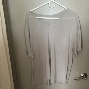 Cream Relaxed Short Sleeve T-Shirt